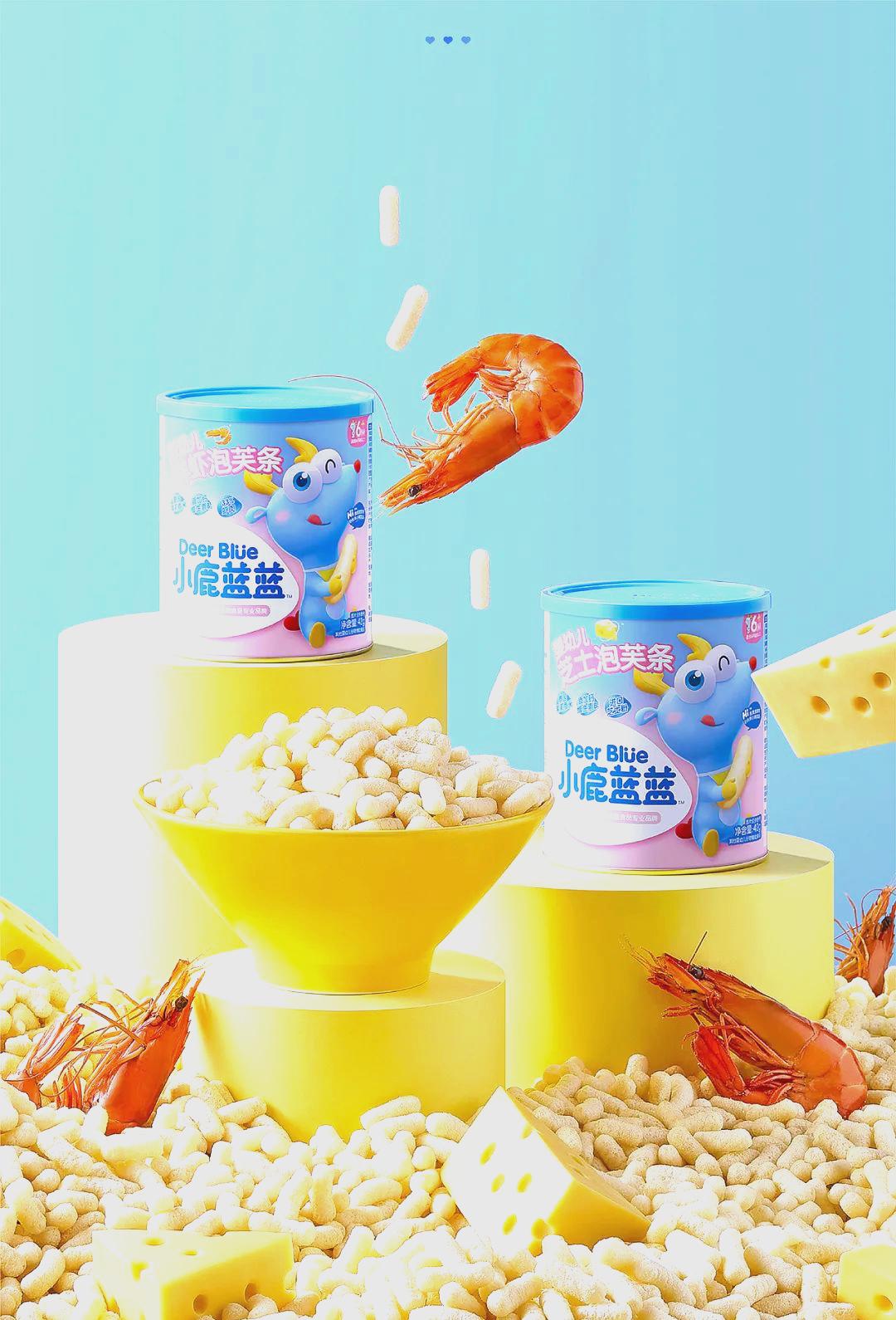 小鹿蓝蓝:创意婴童食品品牌的核心理念与设计风格